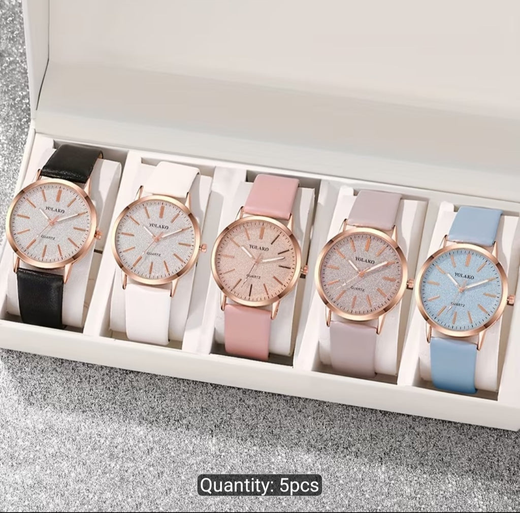 NEW 5 pic watch women