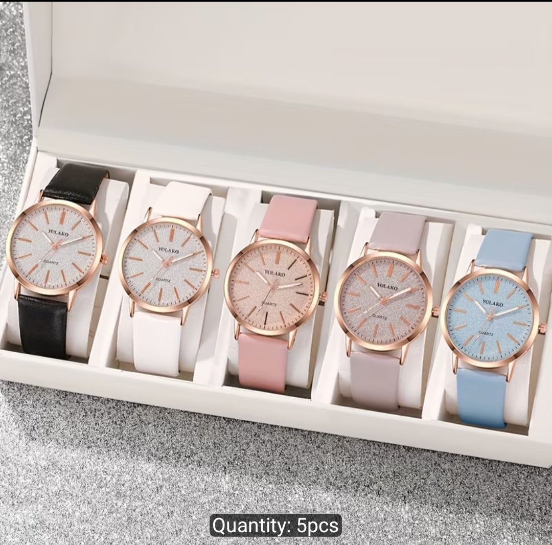 NEW 5 pic watch women